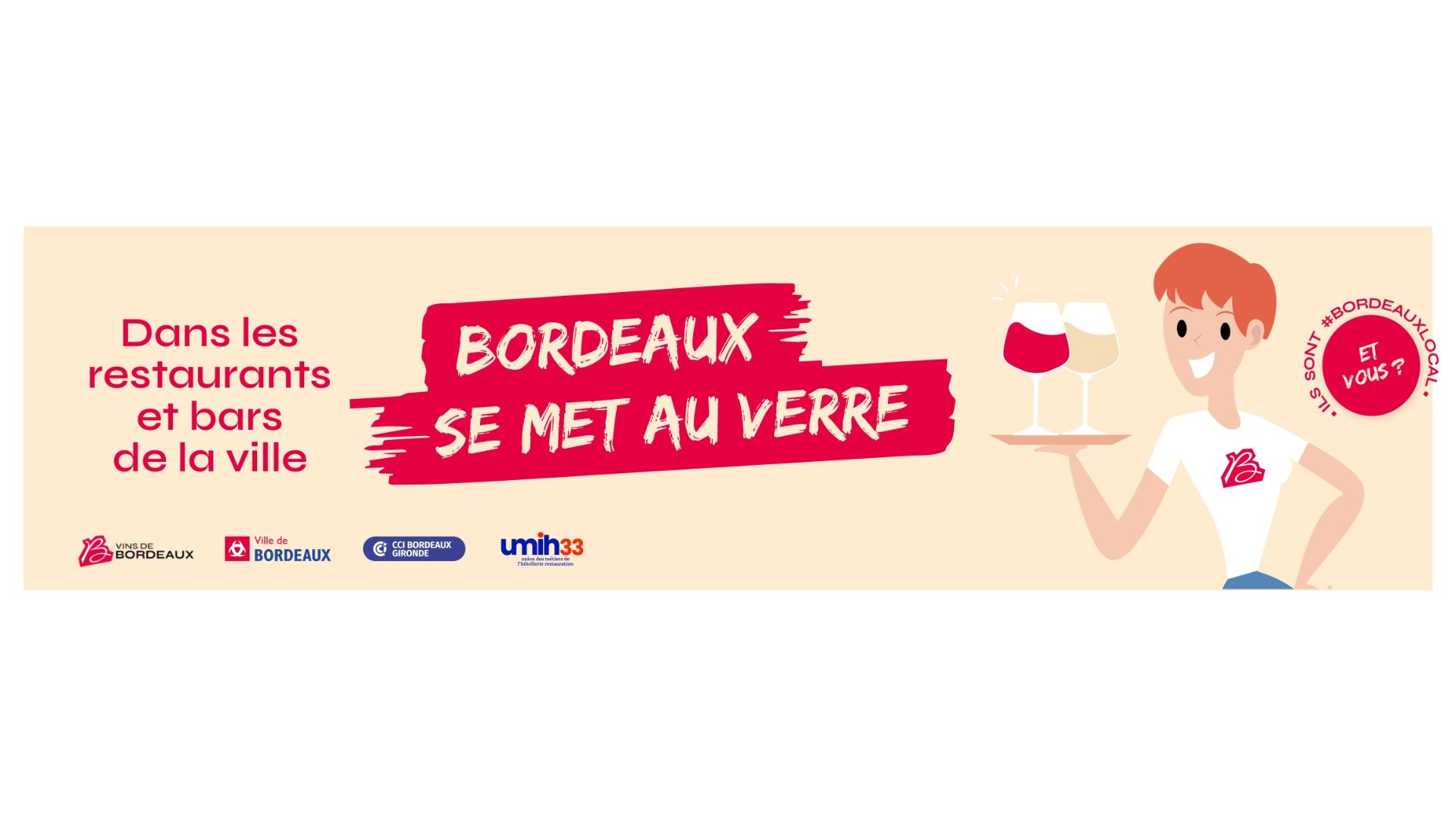 Parce qu’à Bordeaux …au verre … on déguste des Vins de Bordeaux.